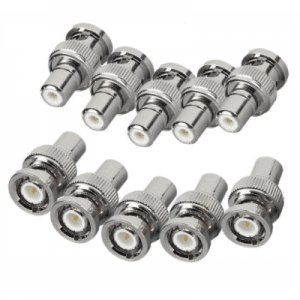 RCA FEMALE TO BNC MALE PLUG ADAPTER