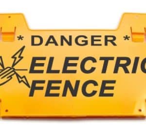 Electric Fence Warning Sign