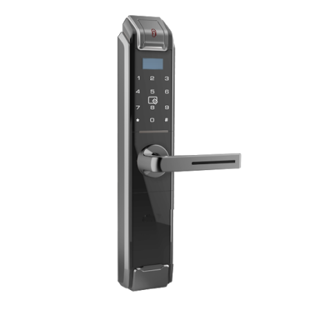 Sophisticated Smart Door Lock, Fingerprint, Wifi, Mechanical Key, Card, iOS & Android