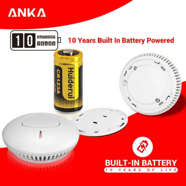Zigbee Smoke Detector with Built-in Battery (EN14604 Certified) - Image 2