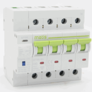 Single phase overload short circuit mcb