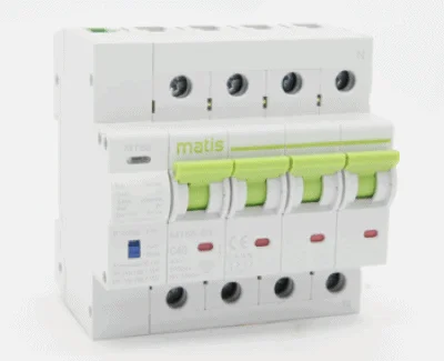 Single phase overload short circuit mcb