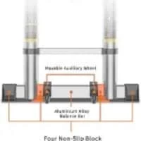 Foldable Extension Aluminum Telescopic Ladder - Image 2