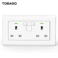 Smart Wifi Wall Socket with 2 Outlets and 2 USB Port, Compatible with Alexa, Google - Image 3