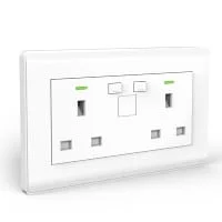 Smart Wifi Wall Socket with 2 Outlets and 2 USB Port, Compatible with Alexa, Google - Image 4