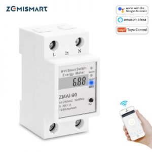 WiFi Relay Digital Electric Energy Meter  Smart Specs APP Control Smart Home Timer Remote