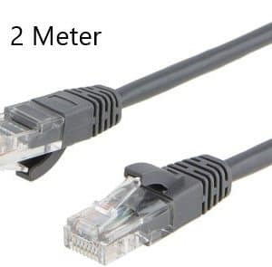 Patch Cord Cat6e Ethernet Cable Cat6 Snagless Patch 2m lenght - Computer LAN Network Cord