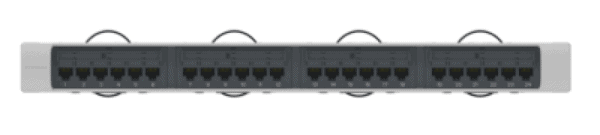 SYSTIMAX  24-PORT FLAT CAT6+ PATCH PANEL - Image 4
