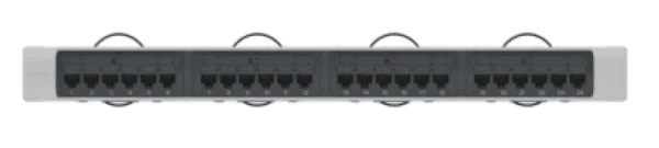SYSTIMAX  24-PORT FLAT CAT6+ PATCH PANEL - Image 4