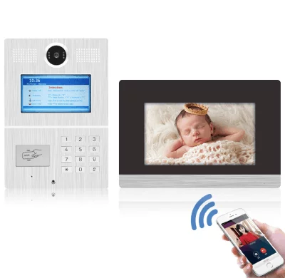 7 Inch Video Doorbell, High Definition Video Quality, 2-Way Audio,  Motion Detection and Alerts, PoE, SD - Image 3