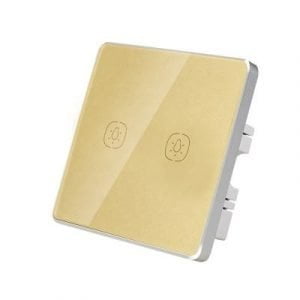 2-gang Smart Home zigbee Switch(No Neutral Wire Required),  Wifi Enabled, Support Smart Specs App, Alexa, and Google Assistant