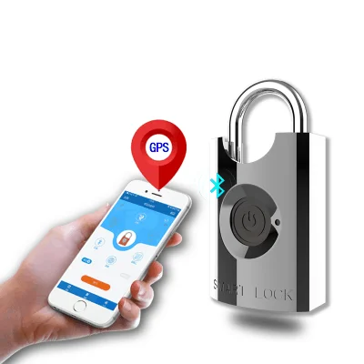 Smart Bluetooth Fingerprint Padlock, Safe, Waterproof, Anti-theft & Anti-rust
