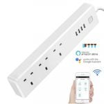 Wifi Power Strip Surge Protector,16A, 3 pin Standard Smart Wifi Extension Socket