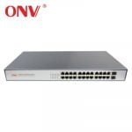 Full Gigabit 26-port Unmanaged PoE Switch Model: ONV-POE33024PFB