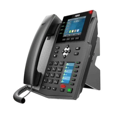 Fanvil X5U 6 line Executive Gigabit Color Display Phone,40 DSS Keys - Image 2