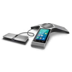 Yealink CP960 HD IP Conference Phone, 2 Wireless Expansion Microphones. 5-Inch Color Touch Screen