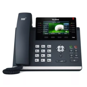 Yealink SIP-T46S Ultra-Elegant Gigabit IP Phone, 16 Lines. 4.3-Inch Color Display, 802.3af PoE