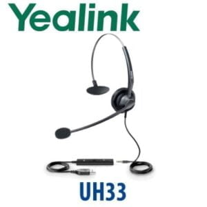 Yealink UH33 SFB USB Headset with 3.5mm jack for Enterprise Call Center