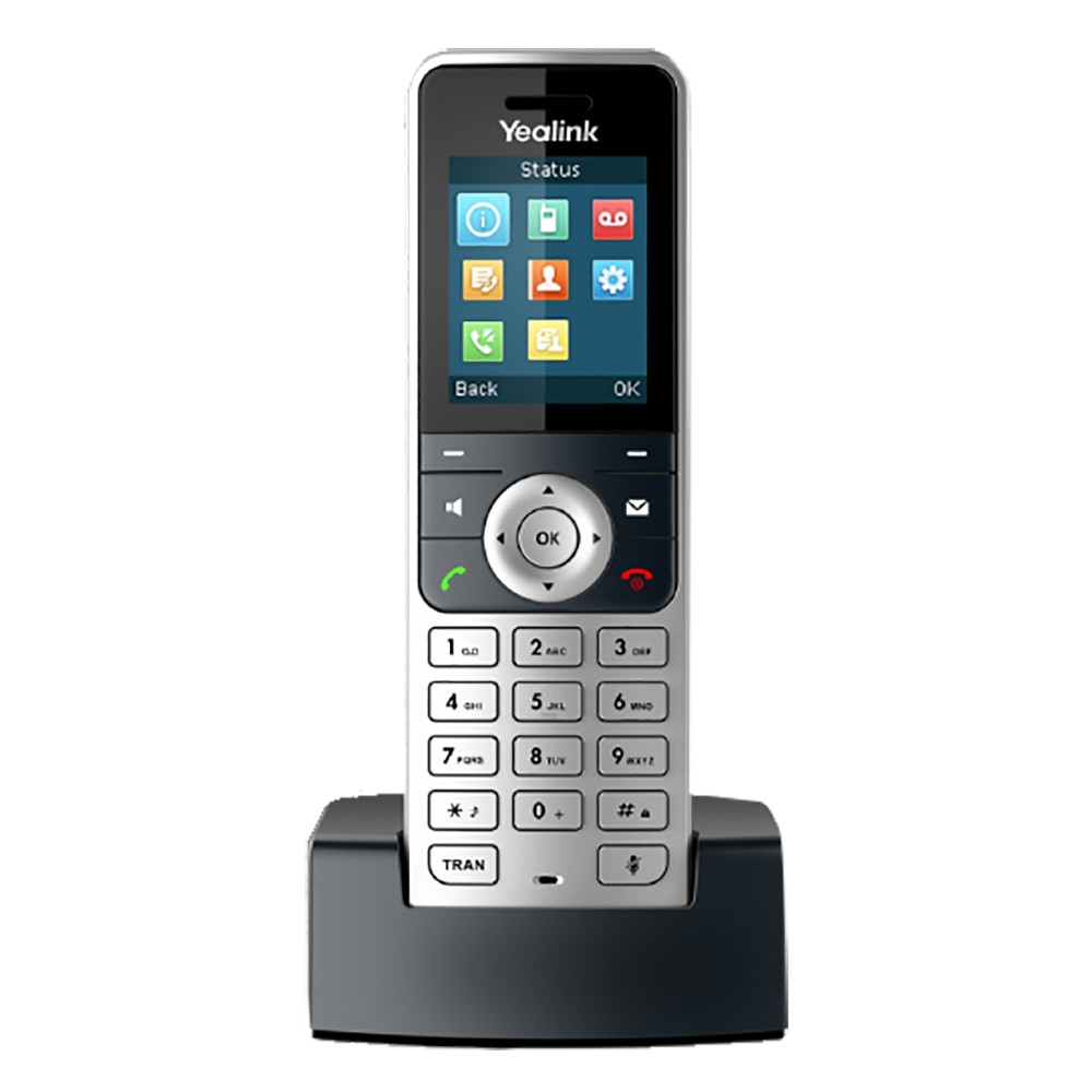 Ring Central Yealink W56H IP Cordless Office Phone with Power Supply and Microfiber Cloth 8x8 Vonage Mitel or Cloud Services #YEA-W56H-B Requires VoIP Service 