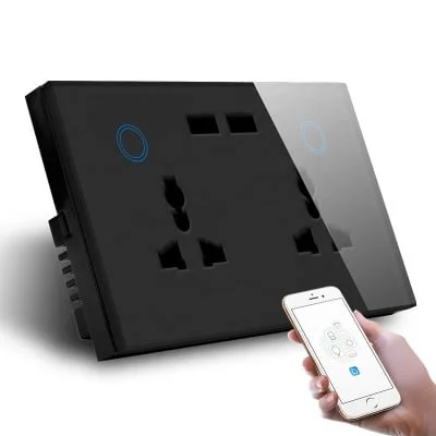 Wifi Smart Socket With USB Port , Wifi Dual Two USB Plug Compatible with Alexa, Google, Android & iOS - Image 4