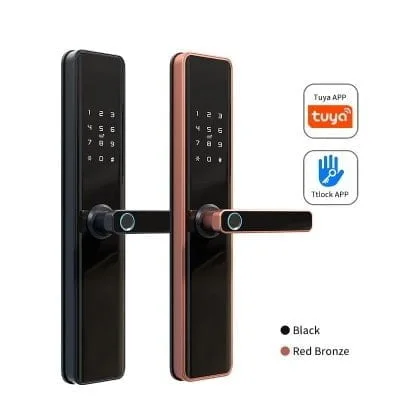 Smart Home Lock, Wifi  Fingerprint , Alexa Enabled,5-in-1 Keyless Door Entry, Long Lasting Battery, Perfect for Home and Officies - Image 4
