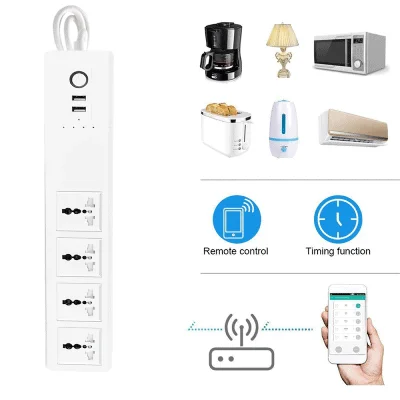 Xenon Smart Power Strip, Surge Protector with 4 Individually Controlled Smart Outlets and 3 USB Ports, Works with Alexa & Google Home - Image 5