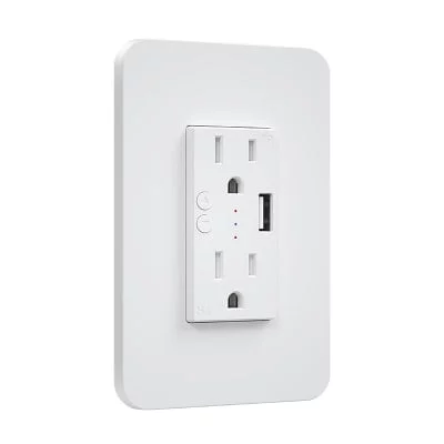2Pack, Smart Wall Outlet Alexa -15A with USB Fast Charger, Alexa, Google, IFTTT - Image 2