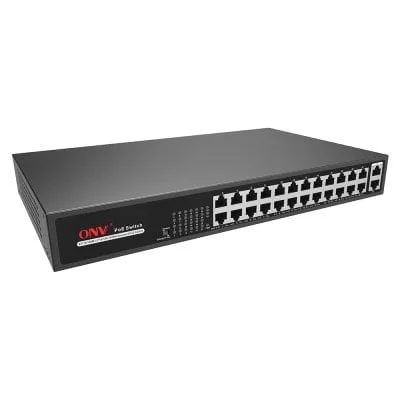 ONV-H1024PL Gigabit Uplink PoE Switch for High Speed, Rack Mountable - Image 2