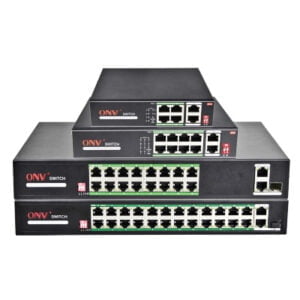 ONV-H1024PL Gigabit Uplink PoE Switch for High Speed, Rack Mountable