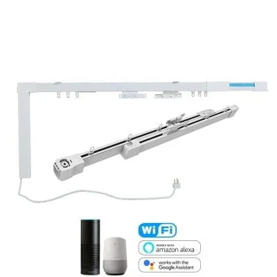 2.3m-4.0m Adjustable Range Smart Curtain Opener WiFi+BLE5. Alexa Compatible &  Google Assistant - Image 5