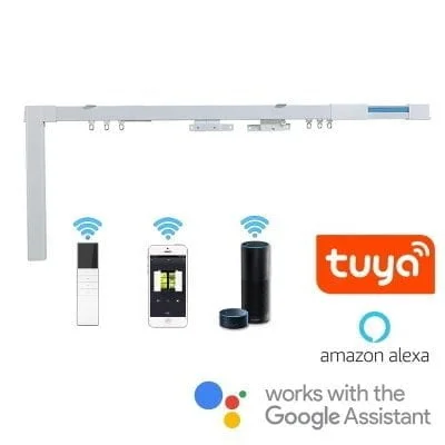 2.3m-4.0m Adjustable Range Smart Curtain Opener WiFi+BLE5. Alexa Compatible &  Google Assistant - Image 6