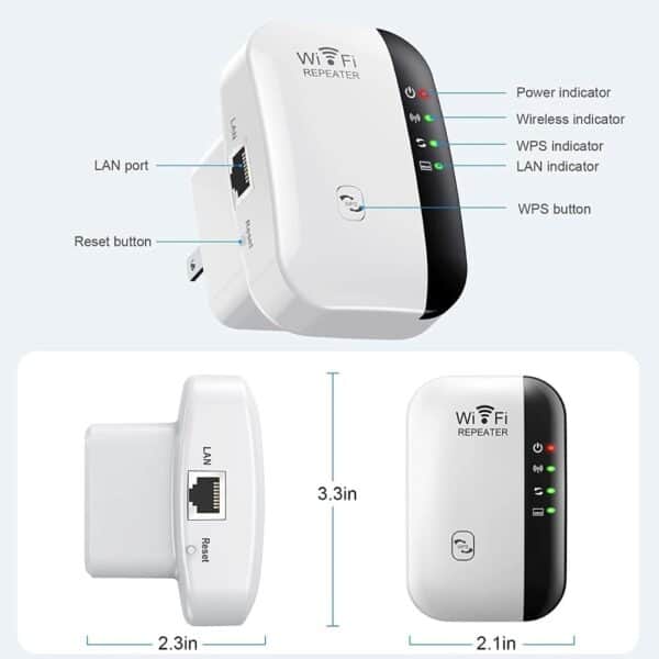 Mini Wifi Range Extender 300m High Speed Usb Wireless Reapeater - Image 3