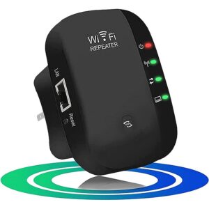 Wifi Extender Boost Your Home's Wi-Fi Signal to Eliminate Dead Zones & Extend Coverage to Every Corner of Your House