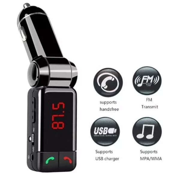 FM Car MP3 Player Handsfree Wireless Bluetooth Kit Fm Transmitter Led Car Mp3 Player USB Charger Car