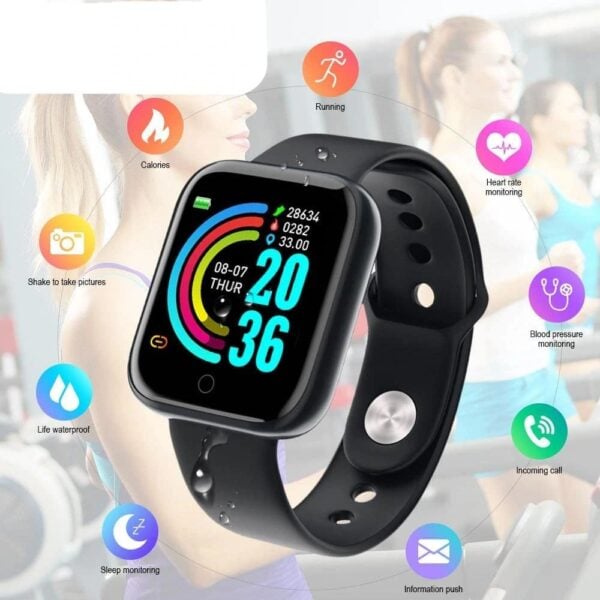 D20 Pro Smartwatch Is the Perfect Way to Track Your Fitness, Heart Rate, Health Metrics & Stay fit. - Image 3