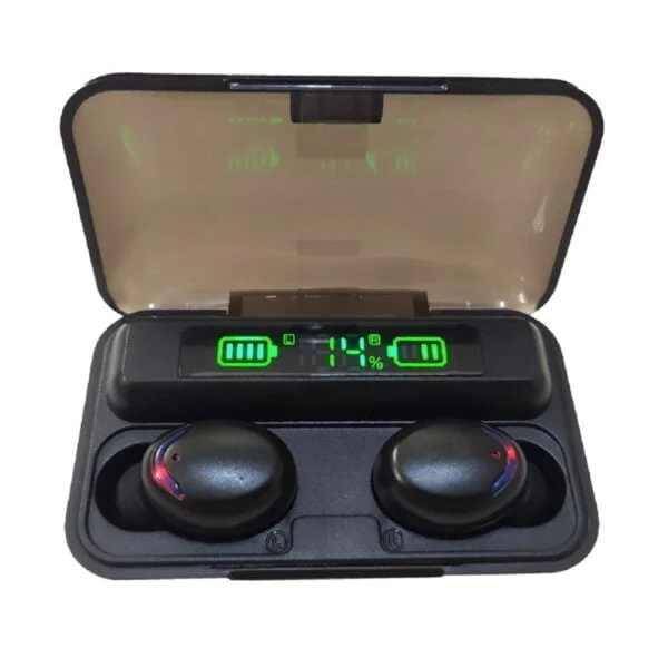 TWS Wireless Headphones BTH-F9-5 3D Stereo In-ear Sport Headset Noise Cancelling Headphones with Charging Case - Image 3