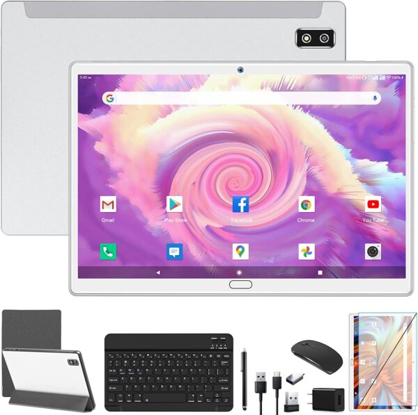 Tablet 10-inch Android Tablet, Android 7.0 Tablet Quad-Core Processor 32GB Storage Tablet Computer, 2GB RAM, 8MP Camera, Long Battery Life - Image 3
