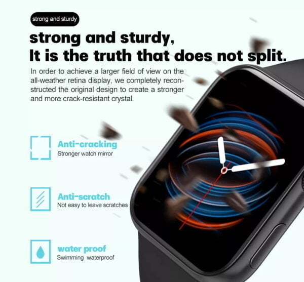 N78 Smart Watch, Smartwatch 1.75 Touchscreen -100+ Sport Modes, GPS Location Sharing, Activity Tracker, Sleep Monitor and More - Image 3