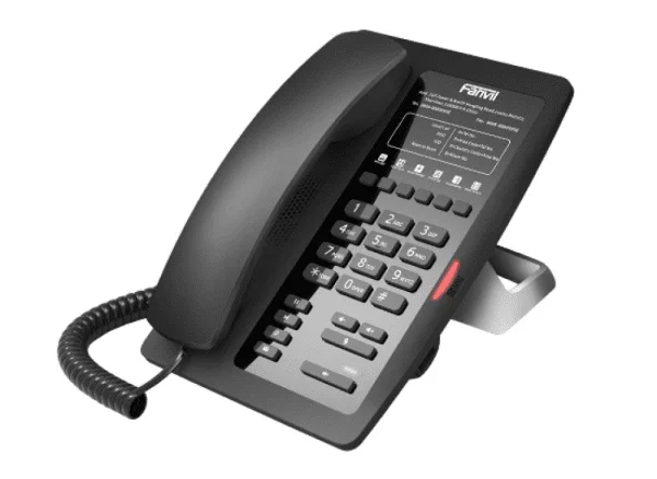 Fanvil H3 Hotel Room IP Phone: Support SIP protocol, G.722 HD codec, PoE, Programmable keys and LCD message display and Do Not Disturb - Image 2
