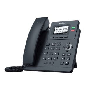 Yealink T33G IP Phone, Featuring 4 VoIP Accounts. 2.4-Inch Color Display. Dual-Port Gigabit Ethernet, 802.3af PoE