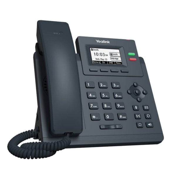 Yealink SIP-T31G IP Phone with 2 VoIP Accounts, 2.3-Inch Graphical Display, Dual-Port Gigabit Ethernet, and 802.3af PoE (Power Adapter Not Included) - Image 3