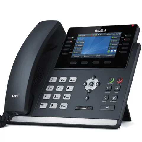 Enhance Productivity with Yealink SIP-T46U IP Phone: 16 VoIP Accounts, 4.3-Inch Color Display, Dual USB 2.0, Dual-Port Gigabit Ethernet, 802.3af PoE. - Image 3