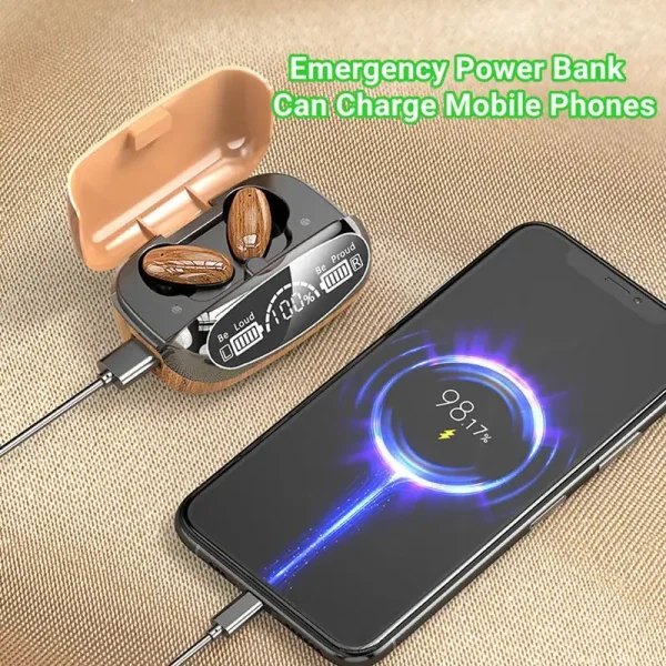 M35 TWS Earbuds 9D Hifi Stereo Waterproof In Ear Headphone BT 5.2 Low Latency Game Wireless Earphones - Image 4