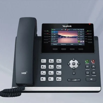 Enhance Productivity with Yealink SIP-T46U IP Phone: 16 VoIP Accounts, 4.3-Inch Color Display, Dual USB 2.0, Dual-Port Gigabit Ethernet, 802.3af PoE. - Image 4