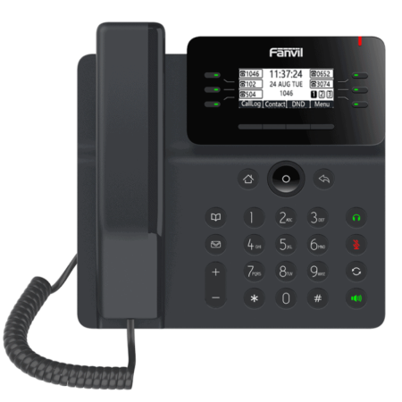 Fanvil V62 Essential Business Phone 6 SIP Lines HD Voice PoE Support