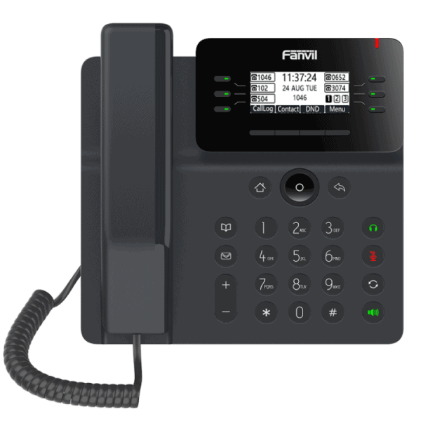 Fanvil V62 Essential Business Phone 6 SIP Lines HD Voice PoE Support