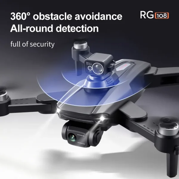 Flyxinsim RG108 UAV Drone 8K GPS 5G,3Km Range Drone 8K Camera Professional,8K Drone Plane With GPS Sonar - Image 3