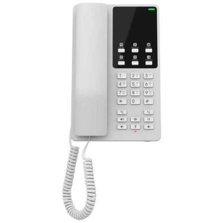 Grandstream GHP620 Compact Hotel IP Phone + WiFi: Take Your Hotel Stays to the Next Level | 3-way audio conferencing for easy conference calls