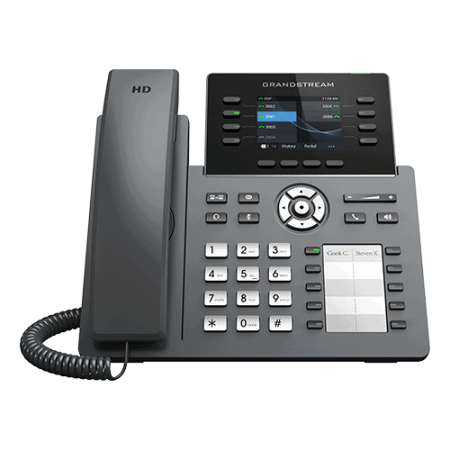 Enhance office communication with the Grandstream GRP2634 VoIP Phone. Multi-line, HD audio, and PoE support for reliable business performance.