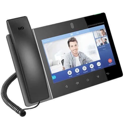 GXV3480 Grandstream Android IP Video Phone: Offers High Quality Video Calling on Android Platform | Built-in PoE/PoE+ for power and network connections | Built-in 2 megapixel camera - Image 3